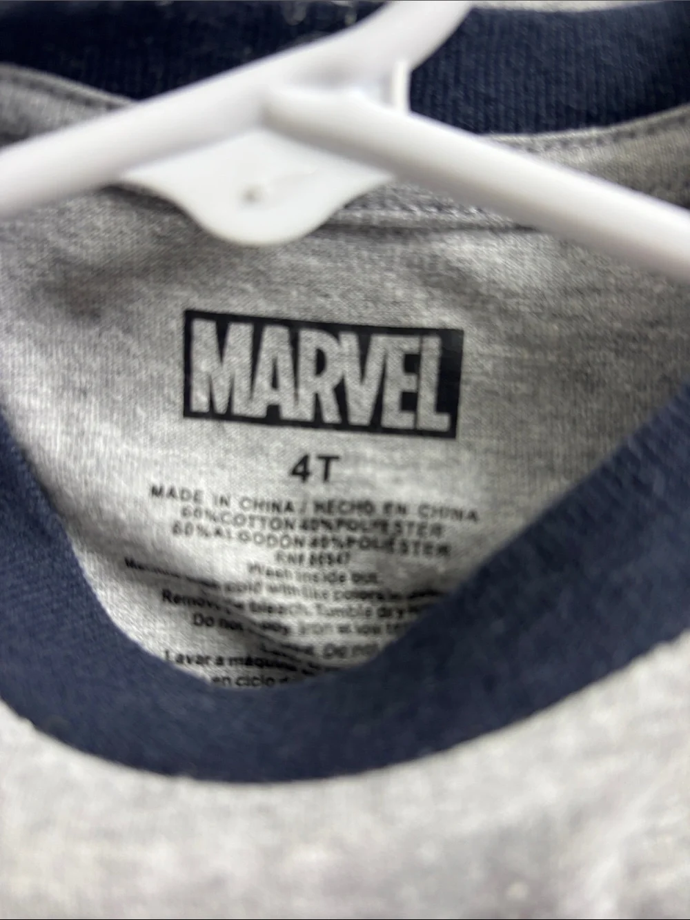 474 - Marvel Grey & Dark Charcoal Avengers Tee and Joggers Set
